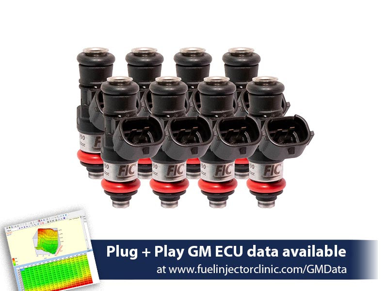 2150cc (240 lbs/hr at OE 58 PSI fuel pressure) FIC Fuel  Injector Clinic Injector Set for LS3, LS7, LSA, L76, L92, and L99 engines (High-Z) (is303-2150h)